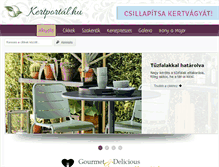 Tablet Screenshot of kertportal.hu